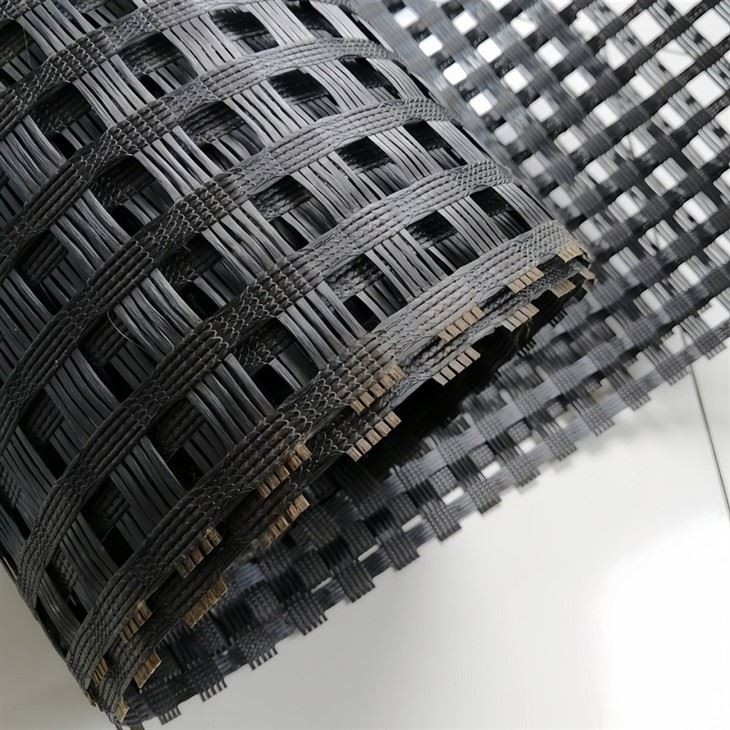Géogrille en fibre de verre pour piste d'aéroport